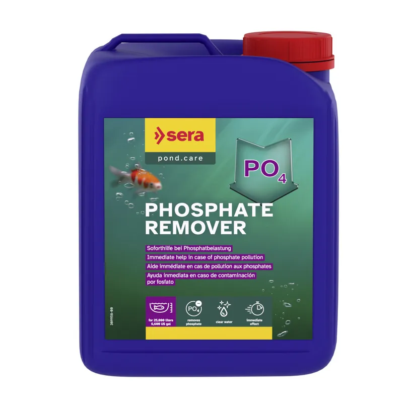 Markenware sera Pond Phosphate Remover 2,5 Liter -Schutz vor Algen-